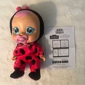 Cry Babies Magic Tears Lady the Ladybug Doll